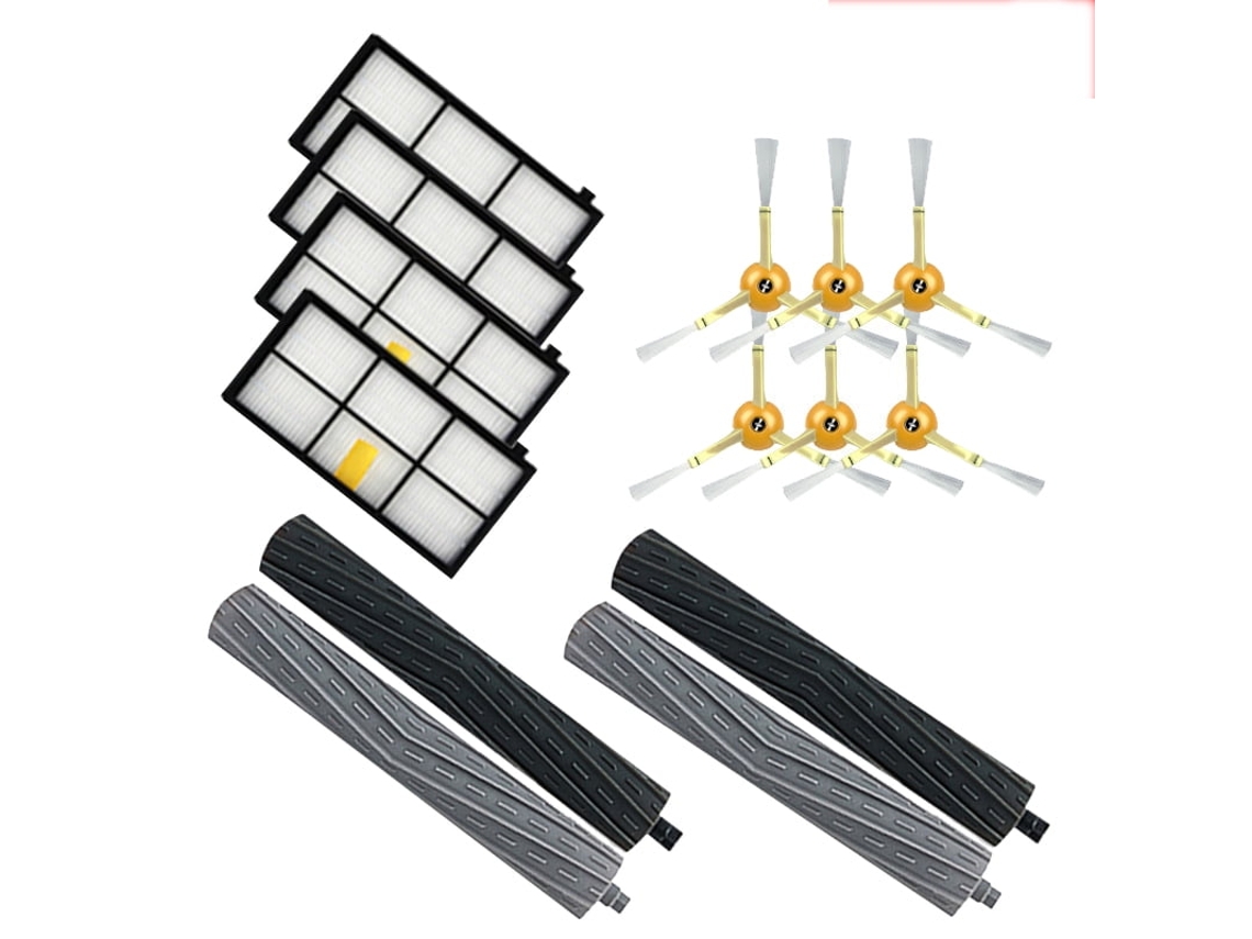 Kit de Acessórios para Irobot Roomba 800 900 Series 805 891 960 961 Escova de Rolo para Aspirador GERTIZ