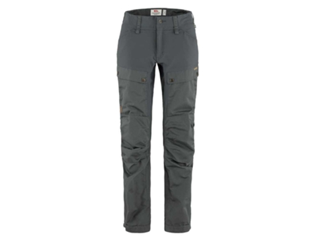 Calça FJÄLLRÄVEN Calça Keb Cinzento 38 / Short Mulher