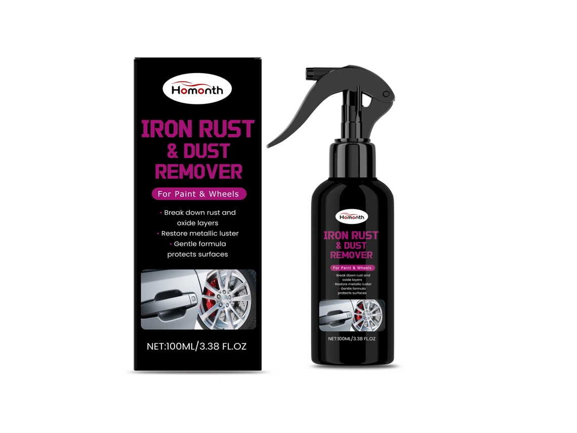 Spray para eliminar el óxido de las llantas del coche