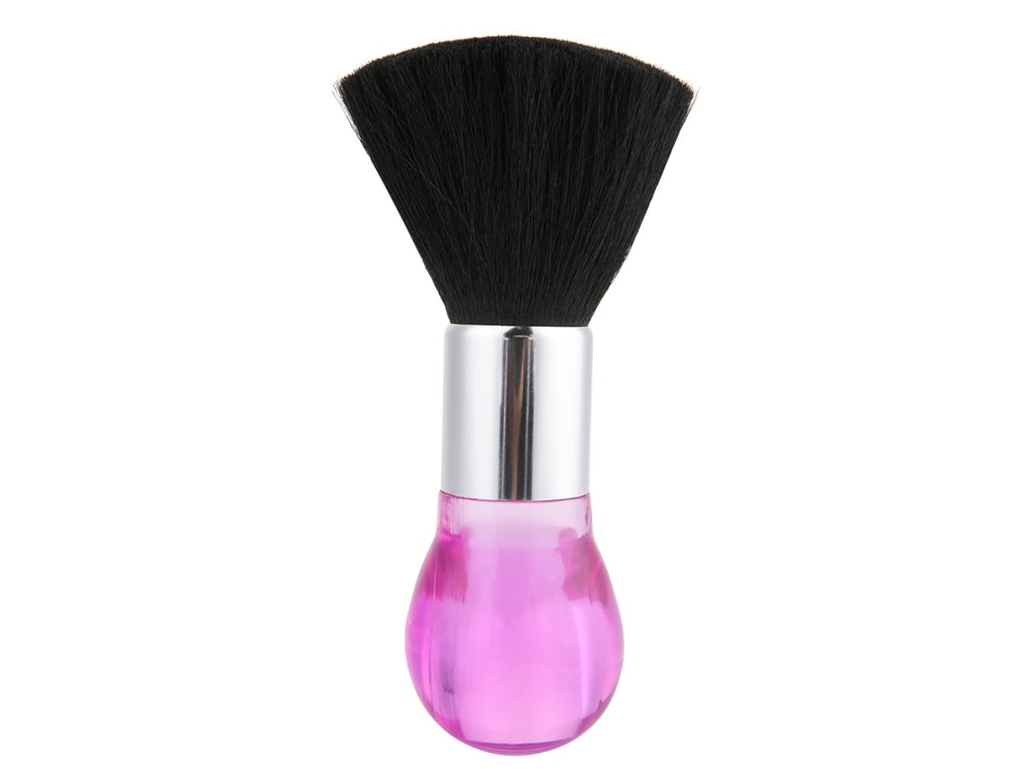 Escoba Para Barbero Duster De Cuello Cepillo Limpiar Pelo Herramienta De Peluquería Estilo Rosa