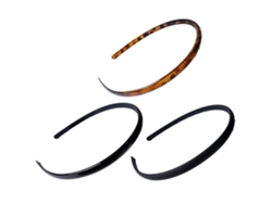 3 Tiaras Finas De Plástico Con Dientes, Sencillas Y Elegantes, Antideslizantes, Para Mujeres, Hombres Y Niñas.
