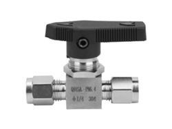 Válvula De Aguja De Acero Inoxidable 304 Control De Flujo Alta Presión Para Agua Gas Líquido Ss‑44s6ф1/4