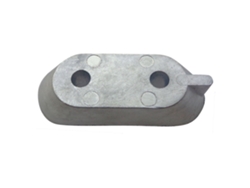 Ânodo de Zinco Rec65W-45251-00 Prateado 100 X 135 Mmrecmar