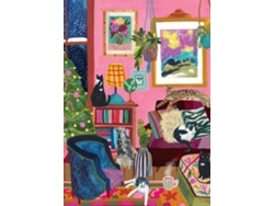 Rompecabezas de 1000 piezas "Peace Cozy Cats", multicolor