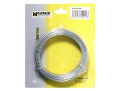 Alambre Galvanizado 1.50mm / 10 (Rollo 50 metros) WOLFPACK LINEA PROFESIONAL