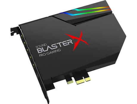 Tarjeta de Sonido CREATIVE Sound BlasterX AE-5 Plus (384 KHz - 122 dB - PCI - Dolby Digital)