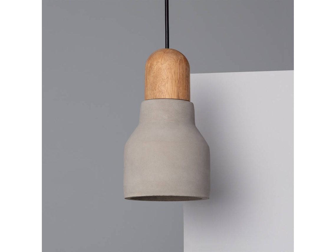 Lámpara de Suspensión LEDKIA Luster (Gris Piedra - E27 - 40 W)
