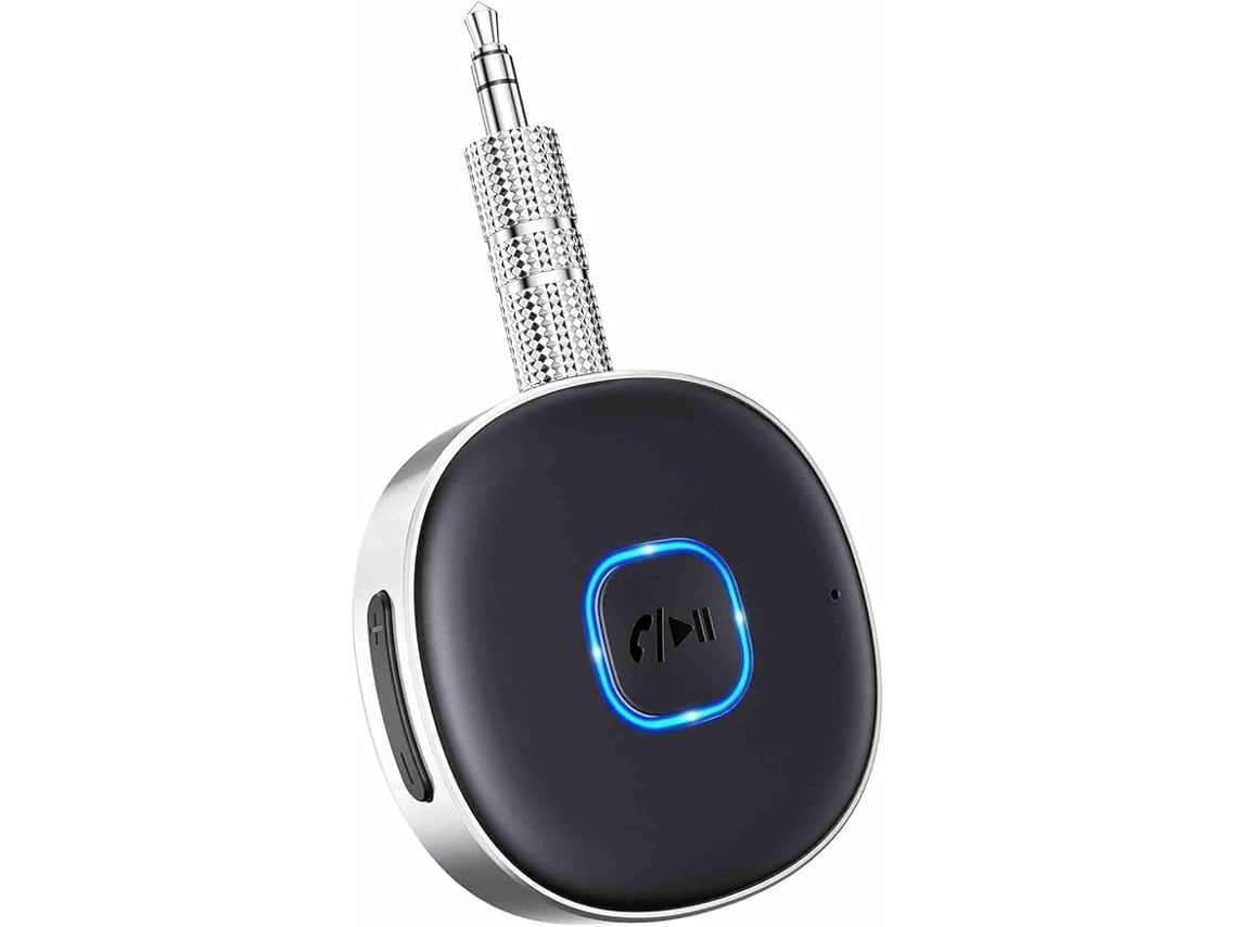 Adaptador auxiliar Bluetooth para coche con entrada de audio de 3,5 mm, ideal para sistemas de audio domésticos. Elisefashion