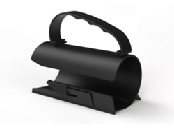 Cortador de papel de regalo ajustable Rosewell con mango desmontable para facilitar la carga del rollo de papel.