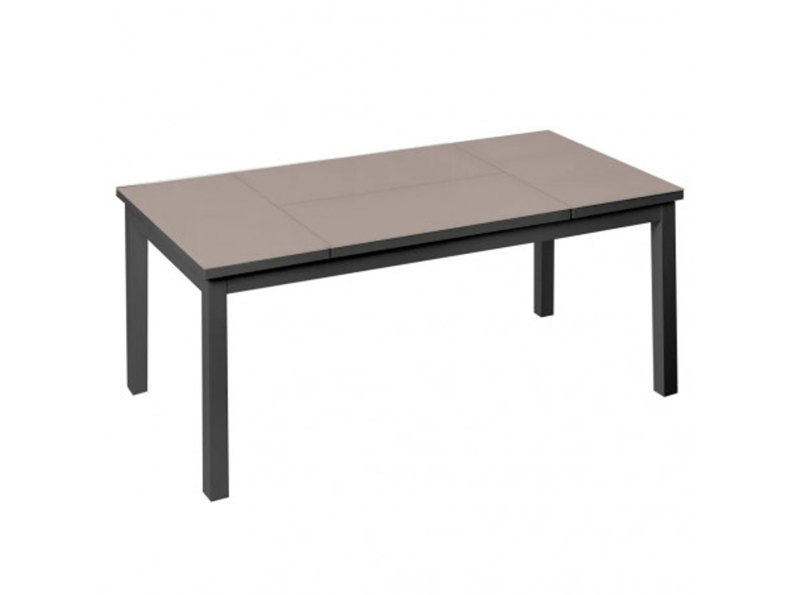 Mesa de Comedor DUDECOR (Alumínio - Gris)