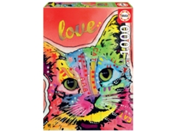 Puzzle EDUCA Tilt Cat Love Dean Russo 19257 (Edad Mínima: 14 años - 1000 Piezas)