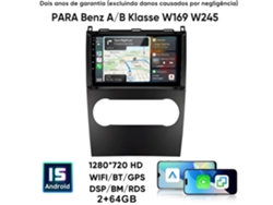 Autorradio Junsun De 9" Android 15 2gb+64gb Gps Wi-fi Rds Dsp Para Mercedes Benz Clase A/b W169 W245 Carpaly Android Auto