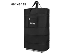 GIGIKILL Bolsa de viagem expansível de grande capacidade e resistente a arranhões para homens e mulheres.
