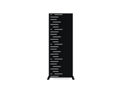 Panel decorativo ARLBERG negro Al.160cm motivos lado izquierdo