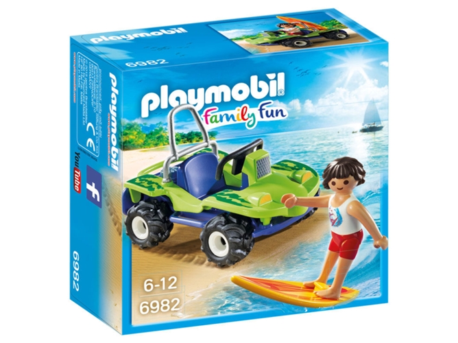 PLAYMOBIL Family Fun: Surfista con Buggy (Edad Mínima: 6)