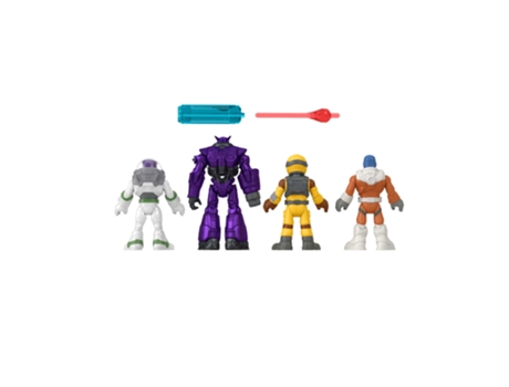 Disney Imaginext Lightyear Multipack Buzz viajero del tiempo, figuras de juguete para niños y niñas +3 años