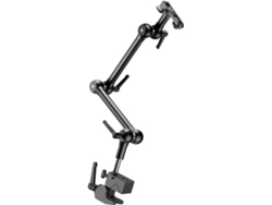 Brazo Metálico Con Soporte De Cámara Super Clamp Para Montaje Superior, Micrófono Móvil Para Cámara