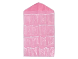 Organizador colgante para armario de ropa interior, organizador de almacenamiento de ropa interior con 16 bolsillos, tela de poliéster impermeable
