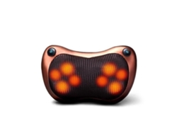 Cojín de masaje AA Shiatsu, cojín masajeador con función de calefacción para cuello, espalda, Lumbar, versión para el hogar y el coche