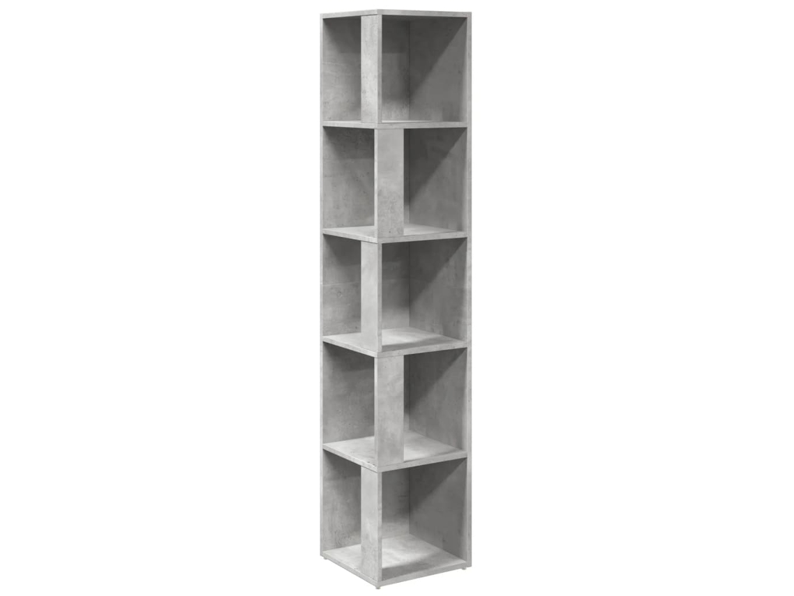 Mueble de esquina en derivados de madera gris cemento MAISON EXCLUSIVE