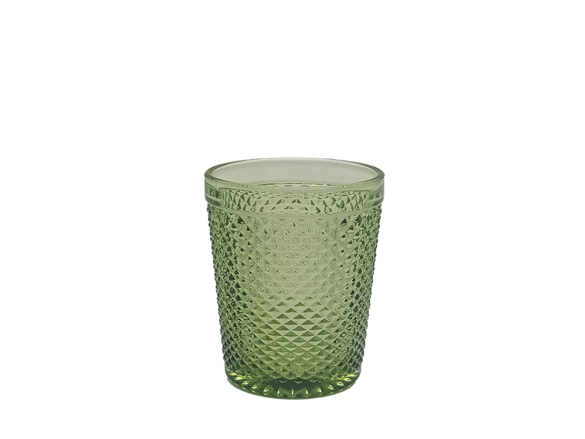 Set de 6 vasos MY GLASS  310 ml Bicos Verdes
