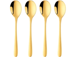 Cucharas para café expreso de acero inoxidable, juego de 4, 6 pulgadas NEVEANCE