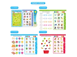 2026 Libro Interactivo Con Sonidos Para Niños 3+ Con Lápiz Educativo Juguete Didáctico De Aprendizaje Letras Números Animales