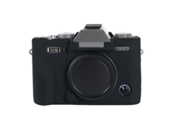 Funda protectora de silicona suave para Fujifilm X T30 II negra Zruxe