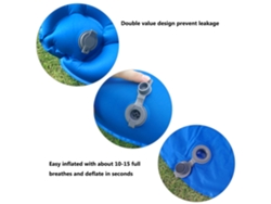 Colchón Hinchable Para Camping Con Almohada Impermeable, Colchón Para Dormir Al Aire Libre Para Uso En La Playa.