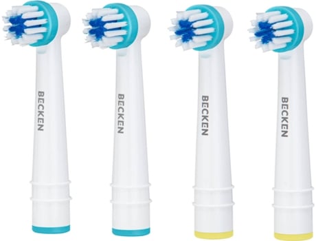Recambio de Cepillo Eléctrico BECKEN BTH6495 (Compatible con ORAL B y Jordan)