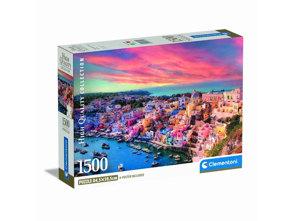 Puzzle Pintoresco Isla de Procida 1500 Piezas Clementoni