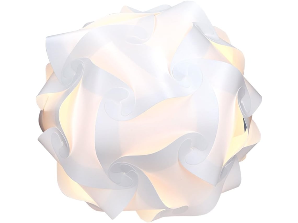 Lámpara puzzle, pantalla IQ para techo o mesilla, luz blanca, tamaño M, montaje de 30 piezas KOFIHETY