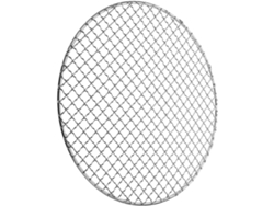 Parrilla redonda de acero inoxidable 304 de 24 cm para barbacoas al aire libre, ideal para acampar y cocinar. Gokoco