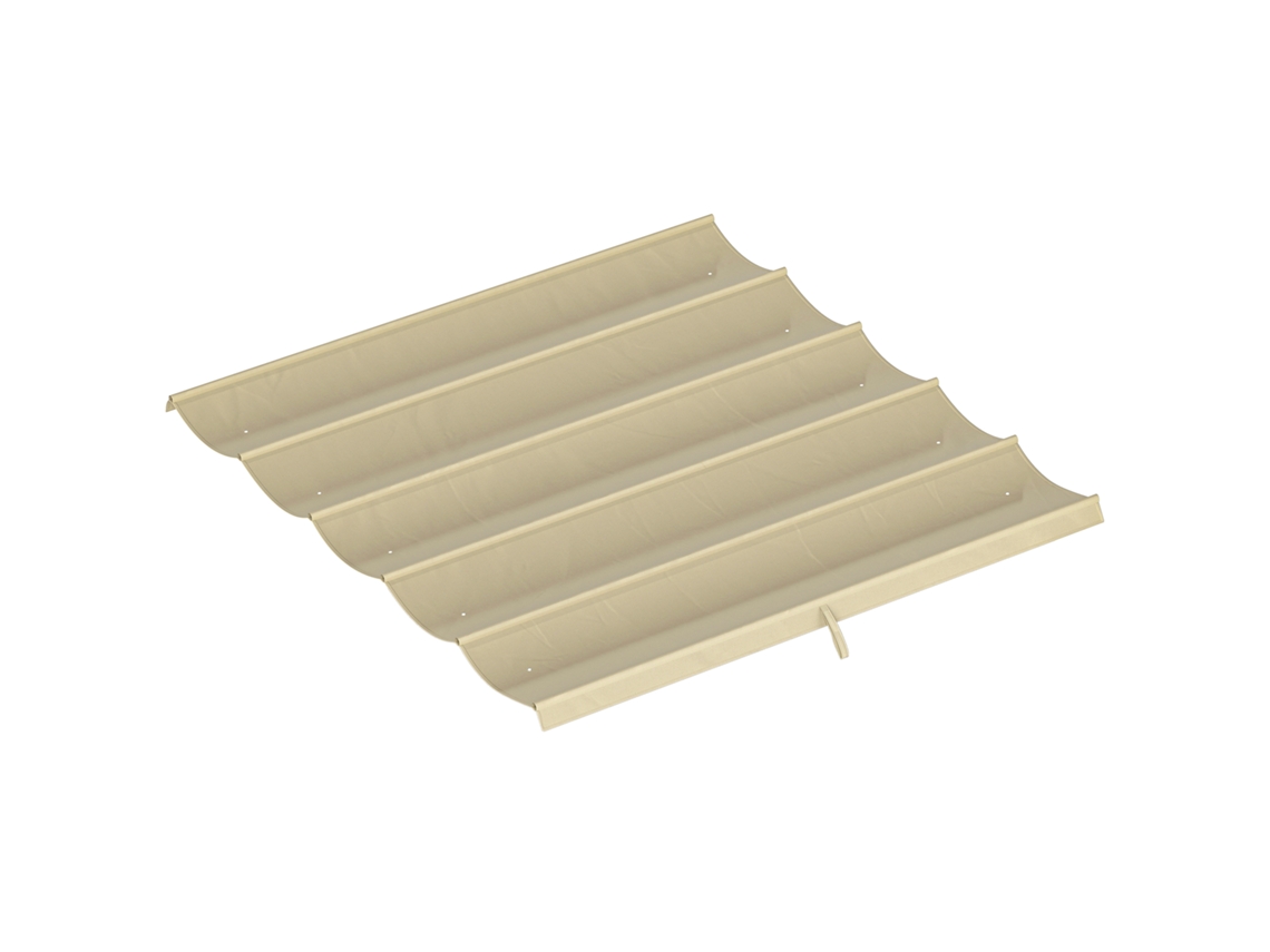 Toldo Pérgola Túnel Retráctil 3 x 3 m - Toldo con dimensiones aproximadas de 250 x 255 cm, Beige