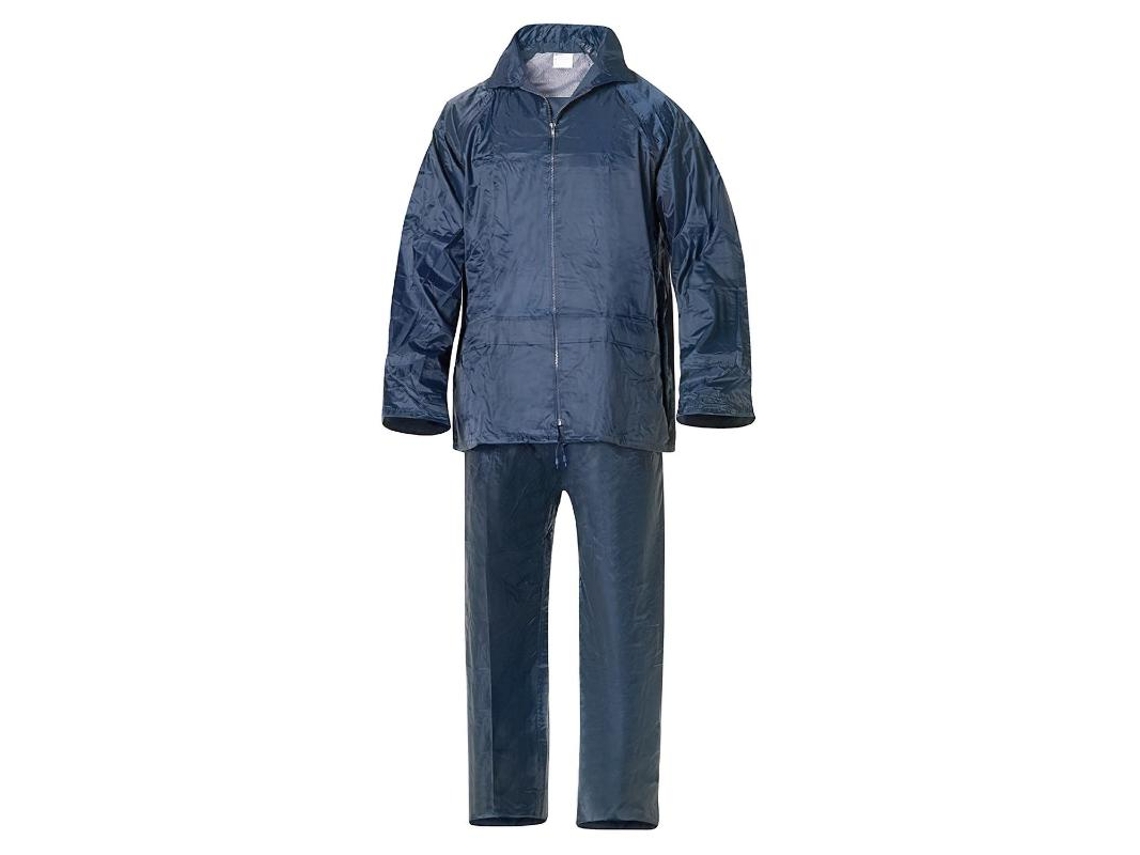 Traje de agua impermeable azul nylon        talla 8-xl