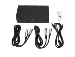 Fuente De Alimentación Fantasma Profesional De 48 V Con Cableado Xlr Para Equipos De Grabación Musical.