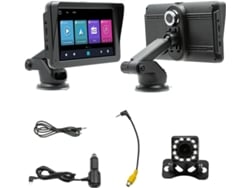 Autorradio De 7 Pulgadas Con Cámara De Salpicadero, Soporte Para Salpicadero, Carplay Y Android Auto.