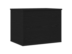Caja de almacenamiento de roble negro 60 x 42 x 46 cm MAISON EXCLUSIVE