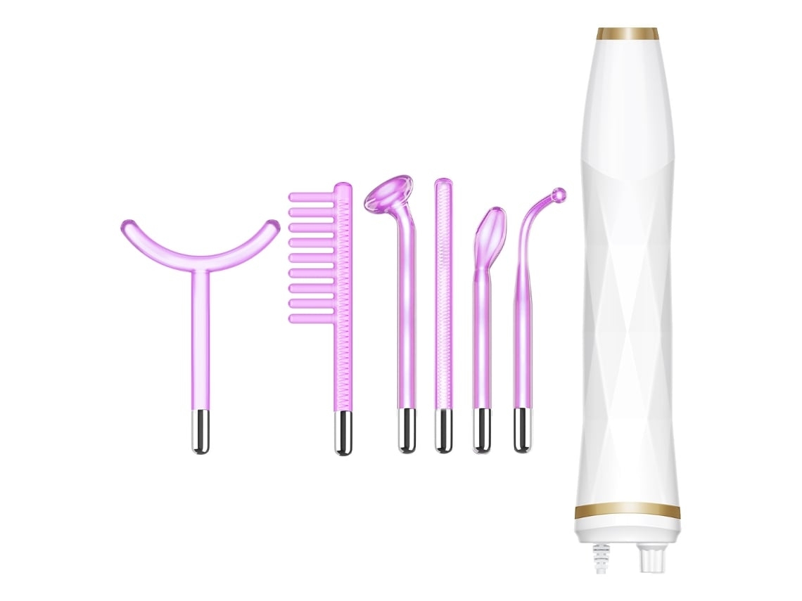 Dispositivo facial de alta frecuencia con tubos blancos Yunzii