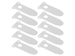 10 Piezas Placa De Valvula Acero Forma Lengua Cilindro Repuesto 62mm Accesorio Compresor Aire