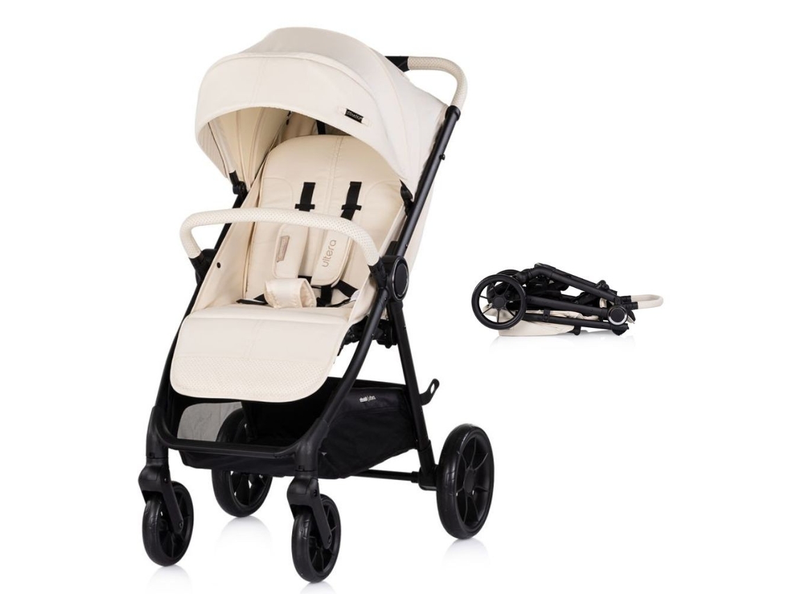 Silla De Paseo Con Cubrepiés Ultera Hasta 22 Kg De Chipolino - Cashmere