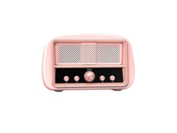 Subwoofer Bluetooth Yyh sin altavoz, altavoz estéreo pequeño con micrófono para altavoces Chennnls (rosa)
