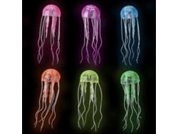 6 piezas de medusas artificiales decorativas para acuario Rosewell
