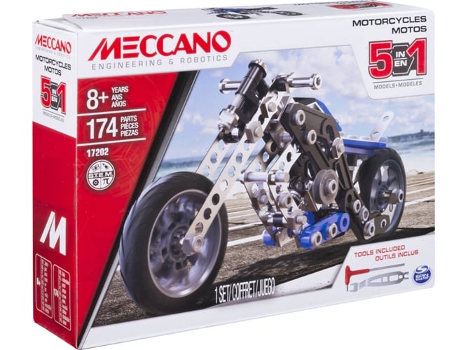Construcción SPIN MASTER Meccano Motorcycle