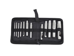 12 Perforadoras De Cuero De Acero Al Carbono, Herramienta Manual Para Perforar Cinturones De 3 A 19 Mm.