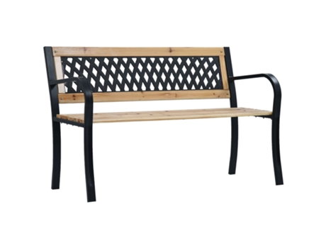 MAISON EXCLUSIVE Banco de jardín madera 120 cm