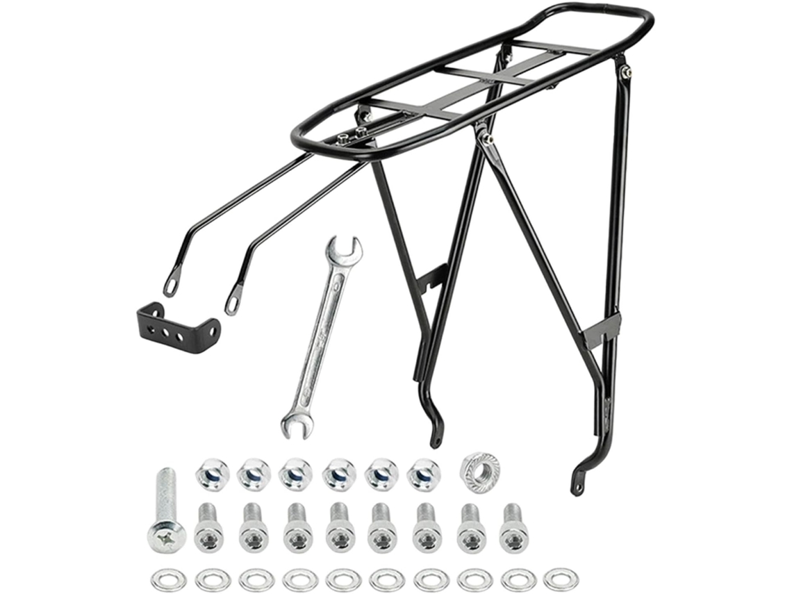 Portaequipajes Trasero Para Bicicleta De Acero Resistente Harilla, Accesorio Profesional Alta Gama, Robusto