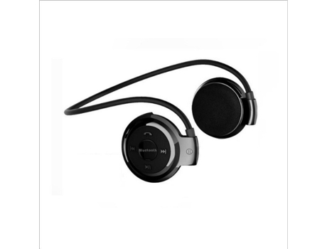 ecelen sports inalámbrico estéreo mp5 reproductor de música tarjeta micro sd negro