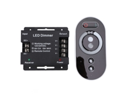2026-interruptor Regulador De Intensidad Dc 12v-24v 18a Pwm Para Tiras Led Con Control Remoto Inalámbrico Rf