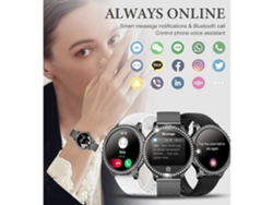 Smart Watch 1 32 Hd Smartwatch Rastreador De Actividades Resistente Al Agua Diamante Negro Yuysan